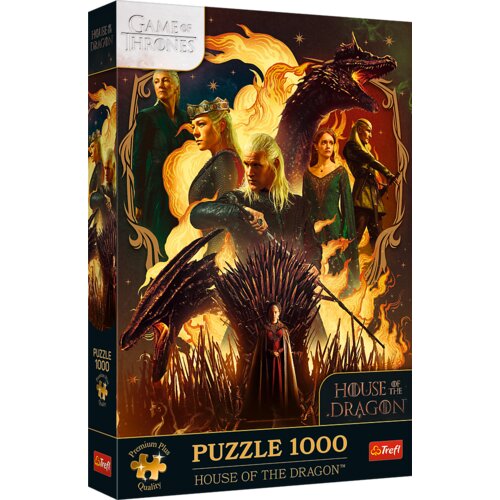 Puzzle 1000 Premium Plus - Dragon&amp;#039;s Kin Trefl 12068 Slike