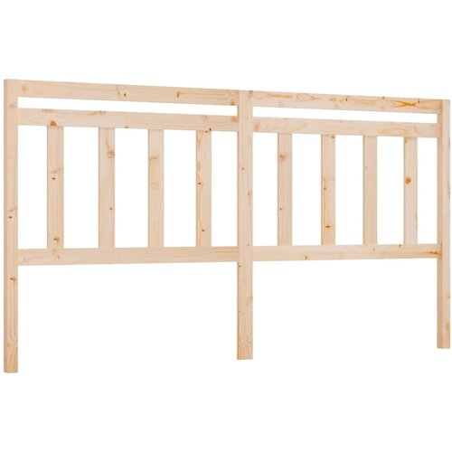 Maison Chic posteljno vzglavje - vzglavna omarica - nočna omarica 206x4x100 cm trdna borovina, (21705200) Slike