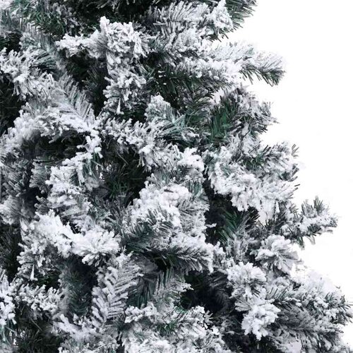 VidaXL Umjetno božićno drvce s 300 LED svjetlima Zelena 180 x 115 cm Slike