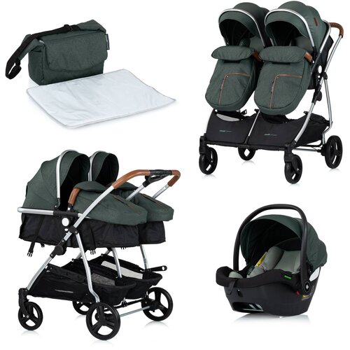 Chipolino 2u1 Kombinovana kolica za blizance Duo Smart i-Size Slike