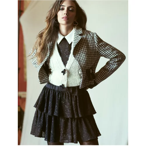 Koton Rachel Araz X - Ruffled Sleeveless Mini Evening Dress