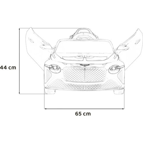  Licencirani auto na akumulator Bentley Bacalar - crni Slike