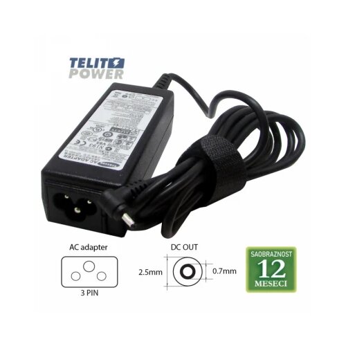 Samsung 12V-3.33A ( 2.5 *0.7 ) ADP-40MH AB 40W LAPTOP ADAPTER Slike