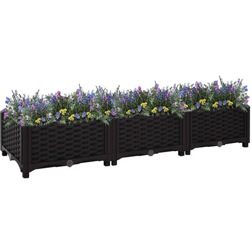 vidaXL povišena gredica 120 x 40 x 23 cm od polipropilena Cijene