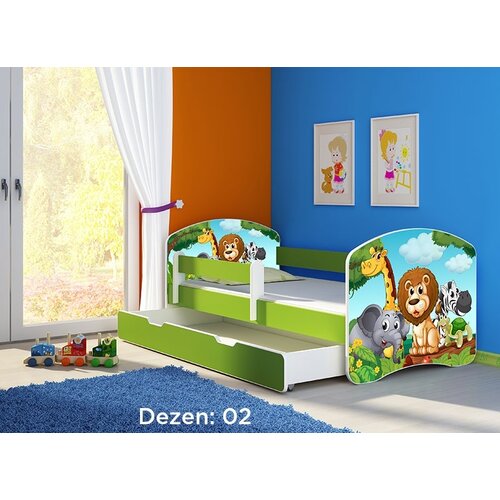 ACMA Krevet za decu Green sa fiokom 180x80 2 02 Cene