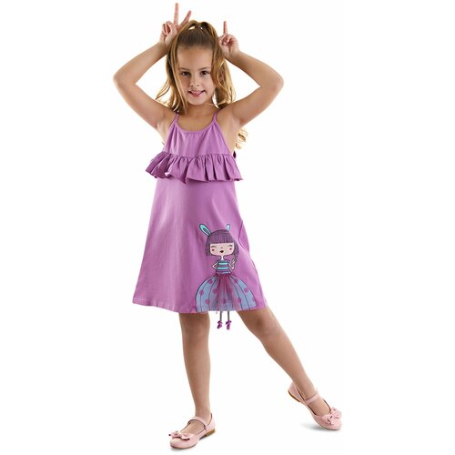 Mushi Frilly Girl Lilac Dress Cene
