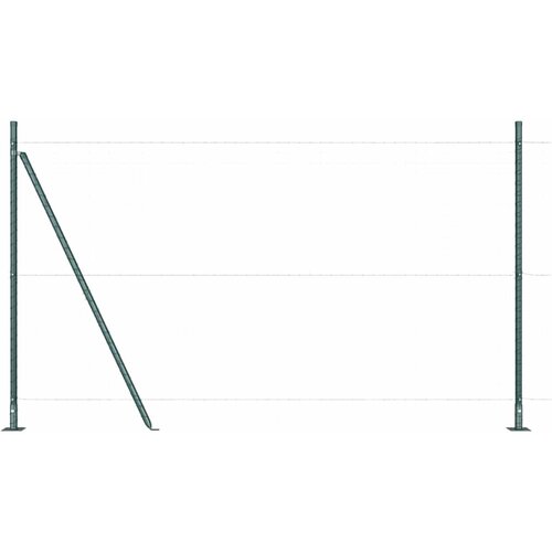  Stup za ogradu 26 pcs Siva 3,2 x 3,2 x 160 cm Slike