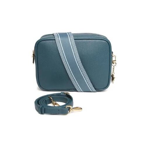 Fancy Metal Goods Ltd Alice Wheeler - Torba - Soho, Teal, Double zipped, Crossbody Slike