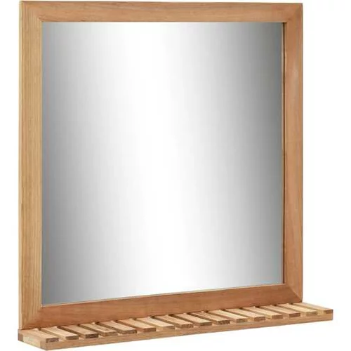  Kopalniško ogledalo iz trdne orehovine 60x12x62 cm