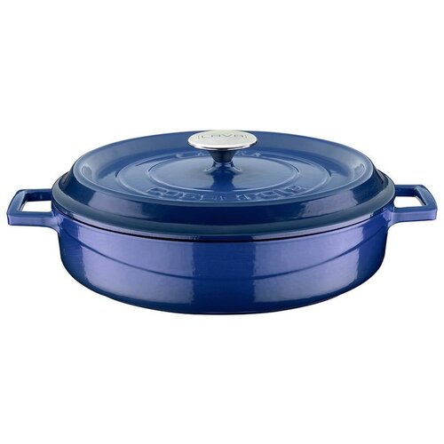 Lava Moder večnamenski nizki litoželezni lonec s pokrovom 32 cm Slike