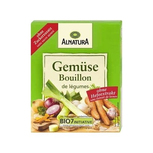 Alnatura Bio povrtni temeljac bez kvasca, kocke - 66 g Cene
