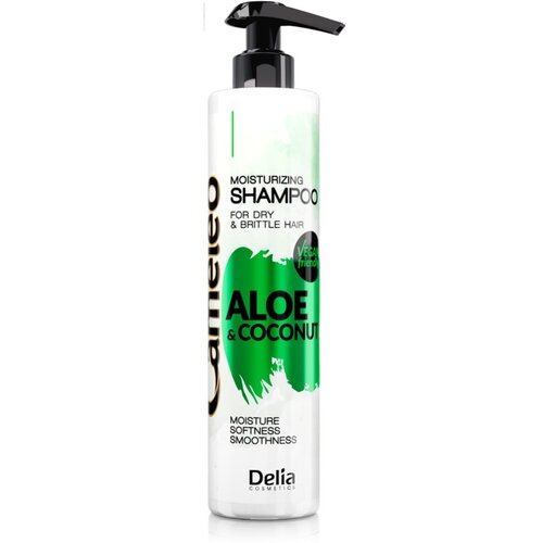 Delia Cosmetics Cameleo Aloe &amp;amp; Coconut vlažilni &amp;scaron;ampon za suhe in krhke lase 250 ml Slike