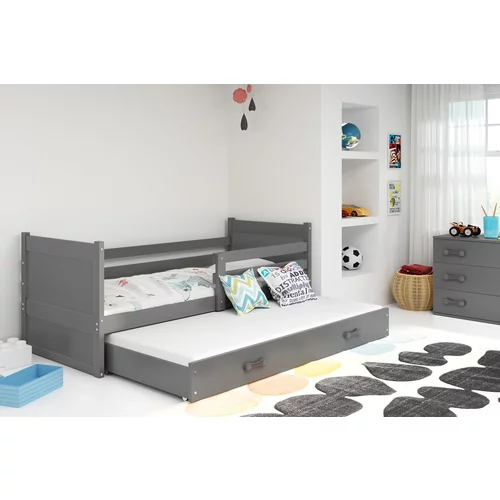 BestBed krevet rico s dodatnim le�ajem (razli�ite kombinacije boje)-grafit-grafit