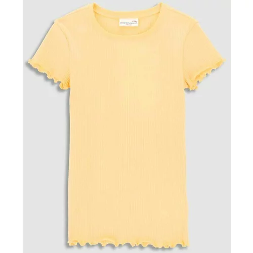 Coccodrillo Dječja majica kratkih rukava boja: žuta