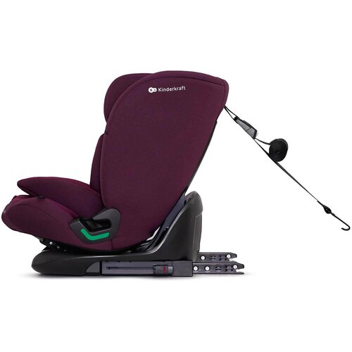 Kinderkraft dječja autosjedalica s isofix bazom oneto3&amp;trade; i-size 1/2/3 (76-150 cm) cherry pearl Slike