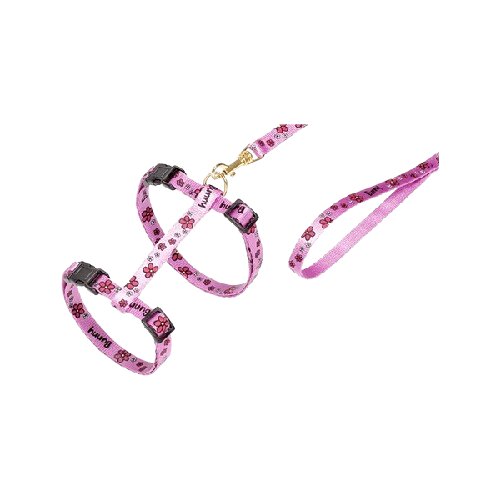  Am za mačke Artsportiv Flower, Sa povocem, 10mm/110cm, Roze Slike
