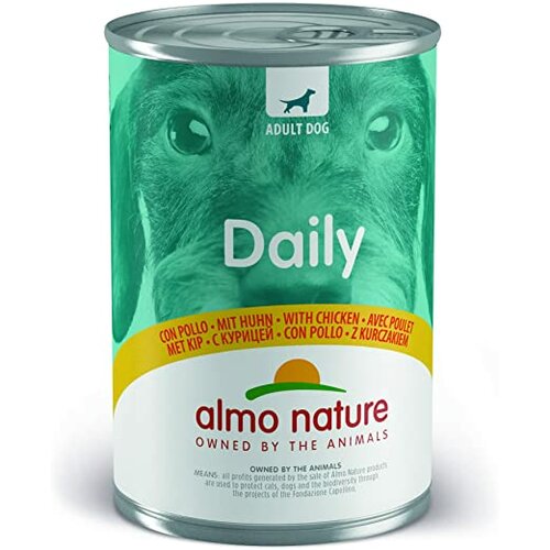 Daily dog adult almo nature piletina konzerva 400g Slike