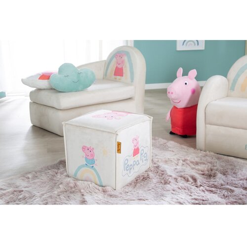 Roba Bijeli bar&amp;scaron;unast dječji tabure Peppa Pig &amp;ndash; Slike