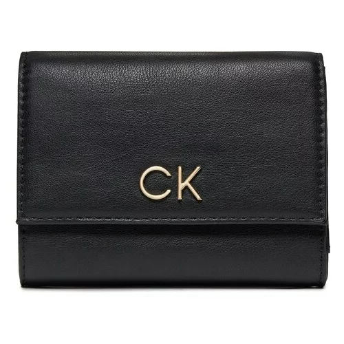 Calvin Klein Velika ženska denarnica Re-Lock Trifold Md K60K608994 Črna