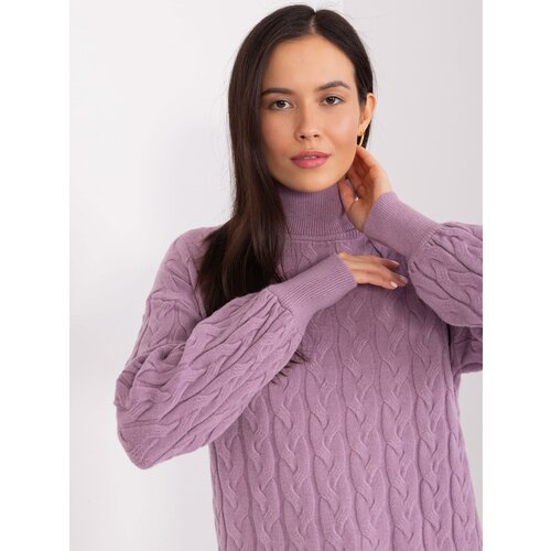 Wool Fashion Italia Sweater-AT-SW-2348.88-light purple Cene
