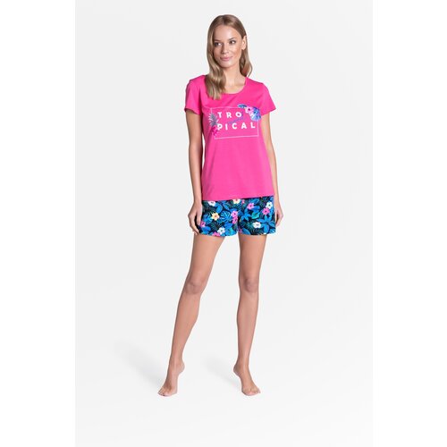 Henderson Ladies Tropicana Pajamas 38905-43X Pink Slike