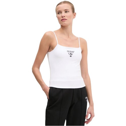 Guess Majice &amp;amp; Polo majice V5RP08 KCOA2 Bela Slike