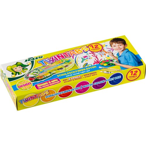  Vodene barve Jolly twintabs 12/1 klik sistem v plastični &amp;scaron;katli Slike