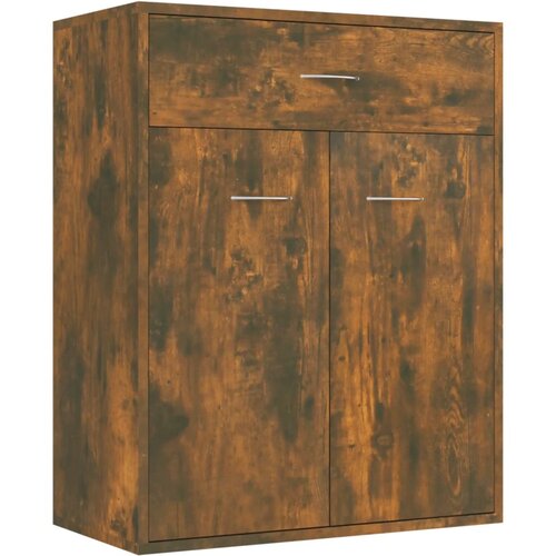 Maison Chic Komoda - Predalnik dimljeni hrast 60x30x75 cm inženirski les, (21718151) Slike