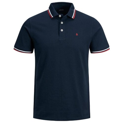 Jack & Jones Polo majice kratki rokavi 12136668 Navy Blazer Modra Cene