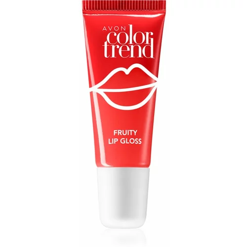 Avon ColorTrend Fruity Lips sijaj za ustnice z okusom odtenek Cherry 10 ml