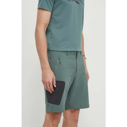 Jack Wolfskin Kratke outdoor hlače ACTIVE TRACK boja: zelena, 1503792