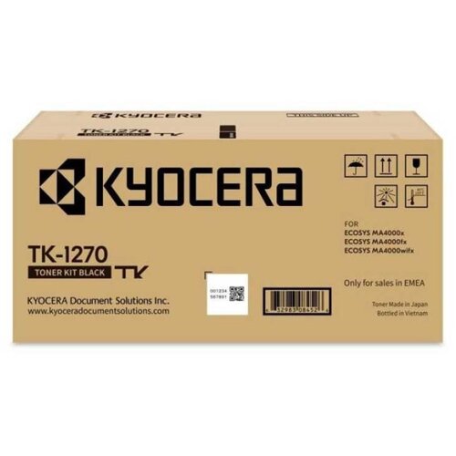 Kyocera Toner Mita TK-1270K (črna), original Cene