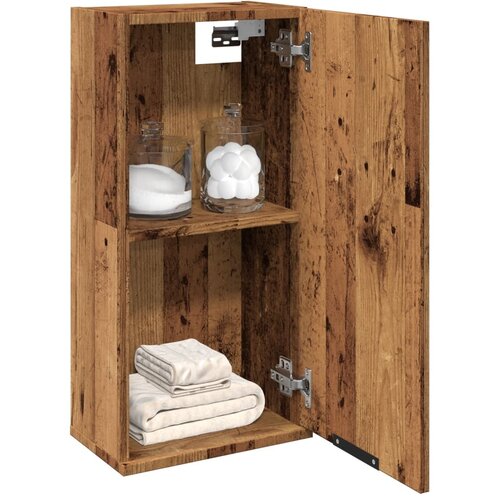 vidaXL Stenska kopalniška omarica artisan hrast 32x20x67 cm Cene