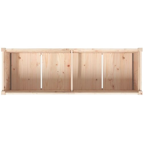  Vrtna sadilica 150 x 50 x 70 cm od masivne borovine Slike