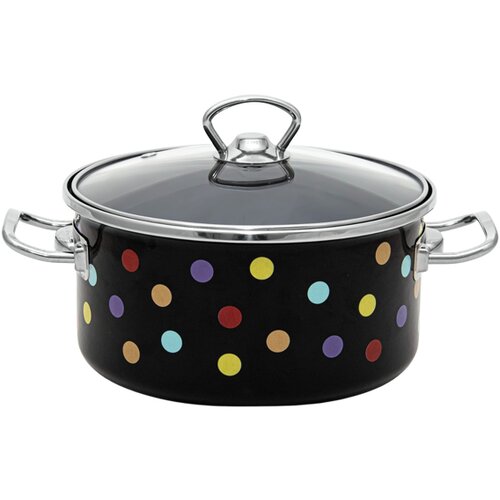  Emajl &amp;scaron;erpa pastelne tufne 22cm/3,5l Slike