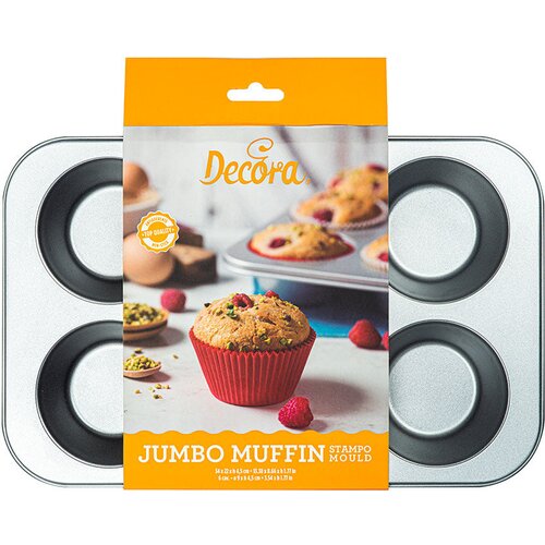 Decora kalup mafine velike 6/1 non stick Cene