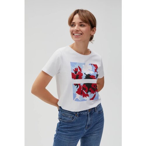 Marisse Women's T-Shirt L-Ts-4628 White Cene