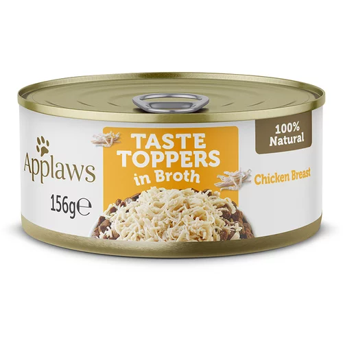 Applaws 18 + 6 gratis! Taste Toppers v bujonu 24 x 156 g - Piščanec