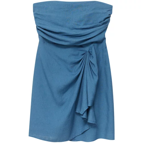 Pull&Bear Ljetna haljina plavi traper