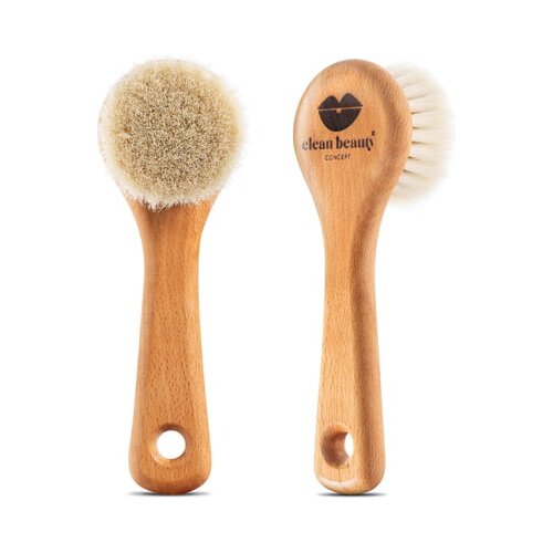 Clean Beauty Concept Glow Brush Ritual Cene