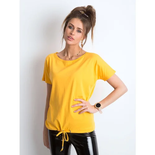 Fashion Hunters Bright orange Curiosity t-shirt