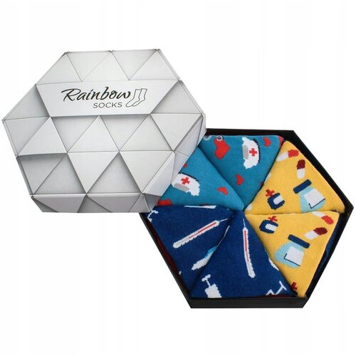 Kesi Rainbow Socks Socks For Nurses 3 Pairs Slike