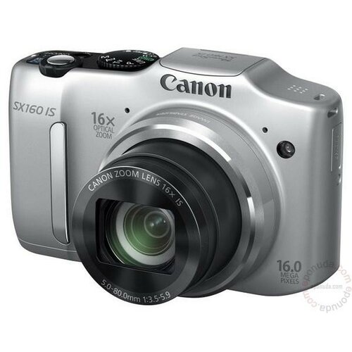 Canon PowerShot SX160 IS Silver digitalni fotoaparat Slike