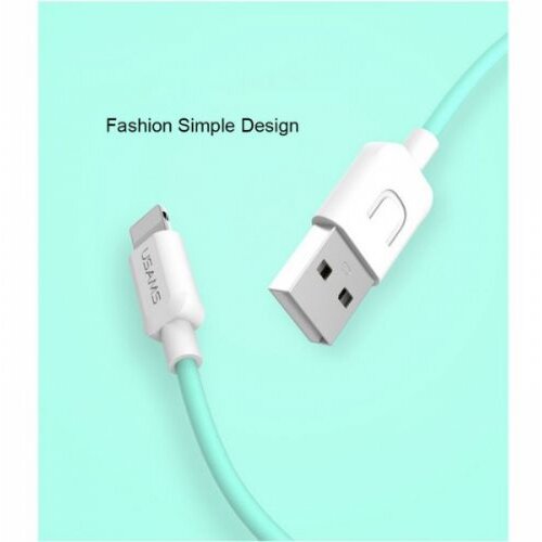 Usams podatkovni kabel U2 SJ097 Lightning 2A dožina 1 m QC - moder Slike