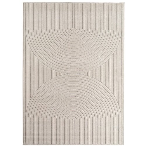 Ayyildiz Carpets Kremno bela notranja in zunanja preproga 80x150 cm Nova 1201 – Cene
