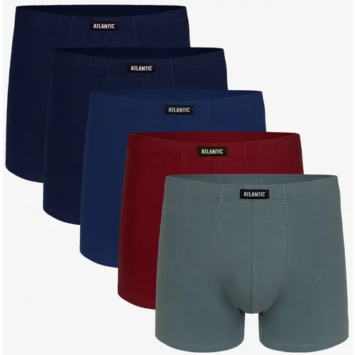 Atlantic Men's 5Pack Boxer Shorts - Multicolored