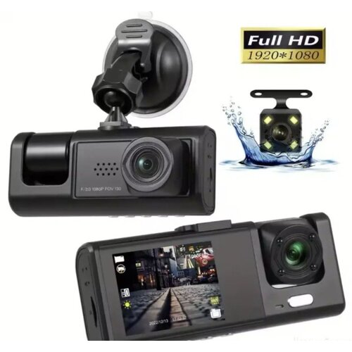  auto kamera black box 1080P sa 3 kamere, &scaron;irokim uglom i noćnim režimom Cene