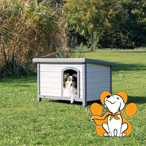 Trixie classic Dog Kennel Drvena Kućica Za Pse Izrađena Od Borovine, 85x58x60cm Cene