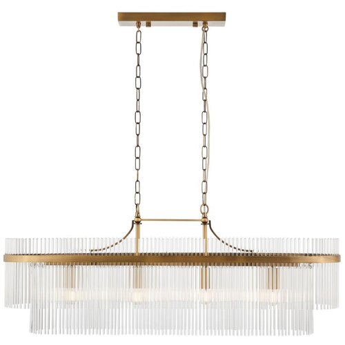  Endon 112573 - Luster na lancu MARIETTA 4xE14/6W/230V mesing/prozirno Cene