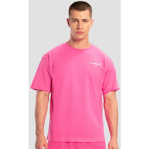GymBeam Mu&amp;scaron;ka Oversized majica Limitless Dragonfruit Slike